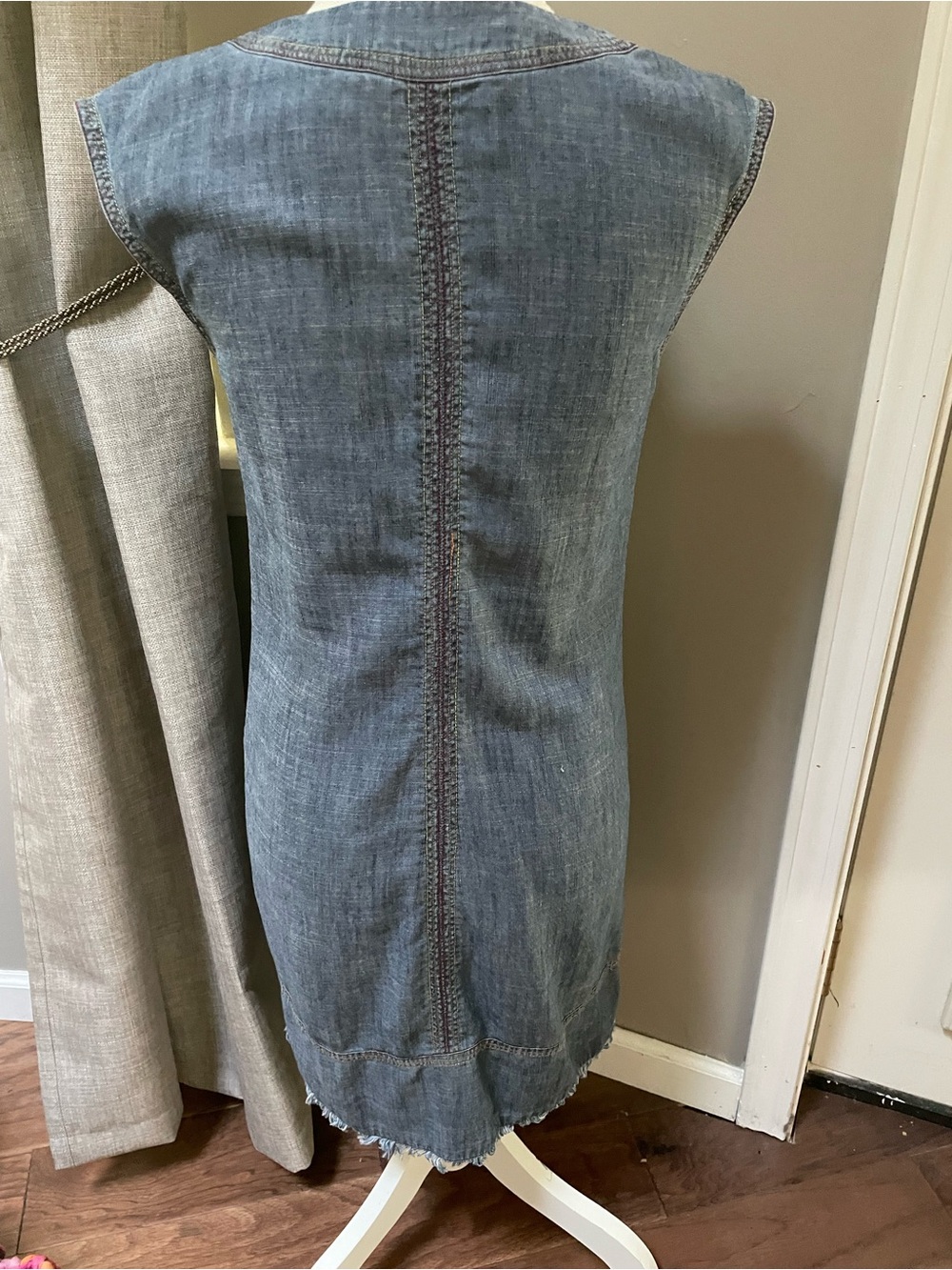 Hot Style Denim Dress Trina Turk Mini Dress - Picture 2 of 11